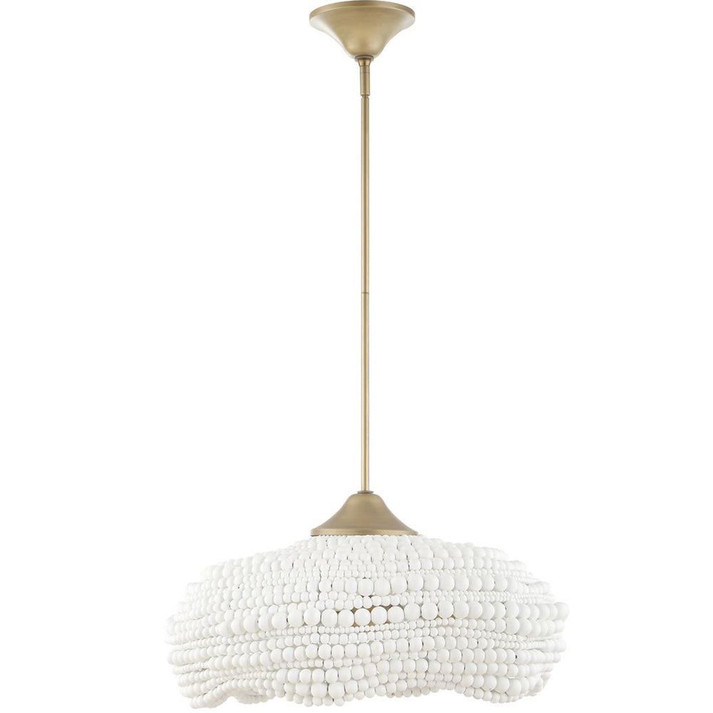 Biddeford 5 Light Pendant, Matte White-Lighting-High Fashion Home