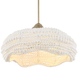 Biddeford 5 Light Pendant, Matte White-Lighting-High Fashion Home