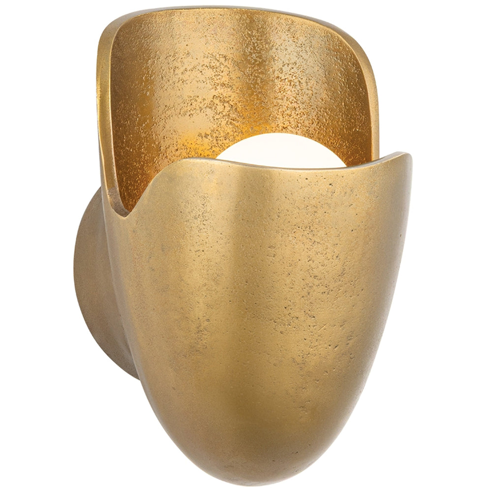 Bideford Wall Sconce, Aged Brass