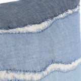 Bikram Pillow, Blue/Ivory-Accessories-High Fashion Home