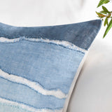 Bikram Pillow, Blue/Ivory-Accessories-High Fashion Home