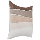 Bikram Pillow, Ivory/Mocha Cream-Accessories-High Fashion Home