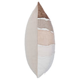 Bikram Pillow, Ivory/Mocha Cream-Accessories-High Fashion Home
