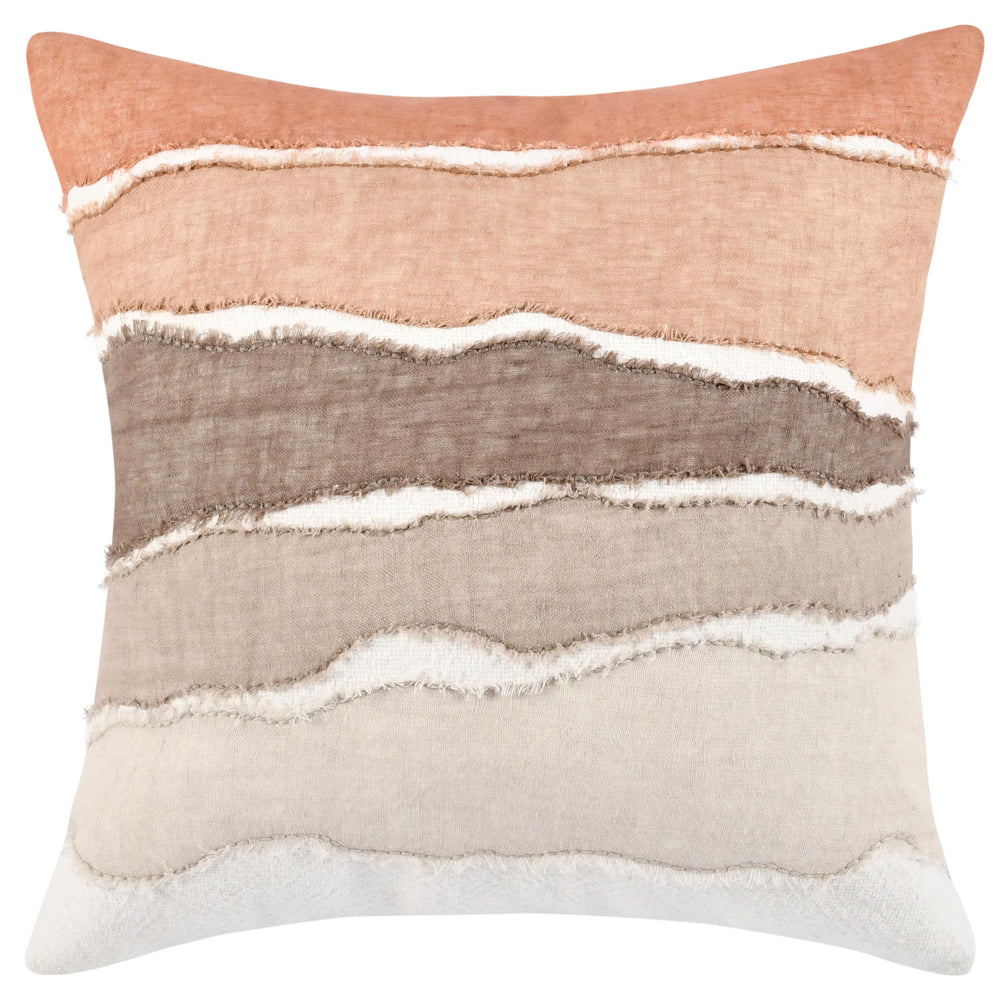 Bikram Pillow, Terracotta-Accessories-High Fashion Home