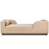 Bilbury Chaise, Beige Shearling by Four Hands