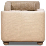 Bilbury Chaise, Beige Shearling by Four Hands