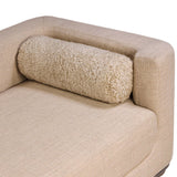 Bilbury Chaise, Beige Shearling by Four Hands