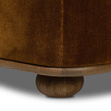 Bilbury Oval Ottoman, Monte Tobacco by Four Hands