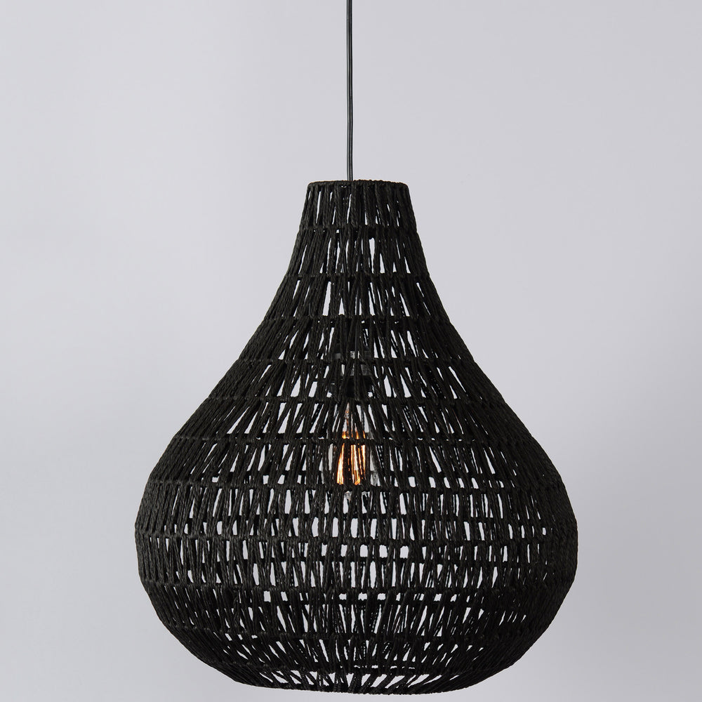 Bimini Pendant, Black-Lighting-High Fashion Home