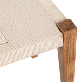 Biscayne Bench, Light Natural-Furniture - Benches-High Fashion Home