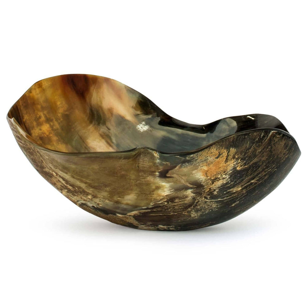 Black Horn Bowl-Accessories-High Fashion Home