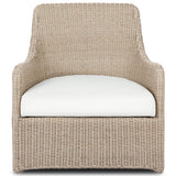 Blaire Outdoor Swivel Chair, Vintage White by Four Hands-Furniture - Outdoor-High Fashion Home