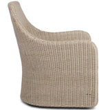 Blaire Outdoor Swivel Chair, Vintage White by Four Hands-Furniture - Outdoor-High Fashion Home