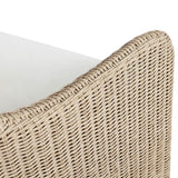 Blaire Outdoor Swivel Chair, Vintage White by Four Hands-Furniture - Outdoor-High Fashion Home