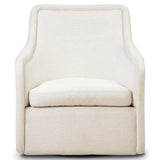 Blaire Swivel Chair, Nomad Snow by Four Hands-Furniture - Chair-High Fashion Home