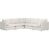 Blaise 5 Piece Sectional, Nomad Snow