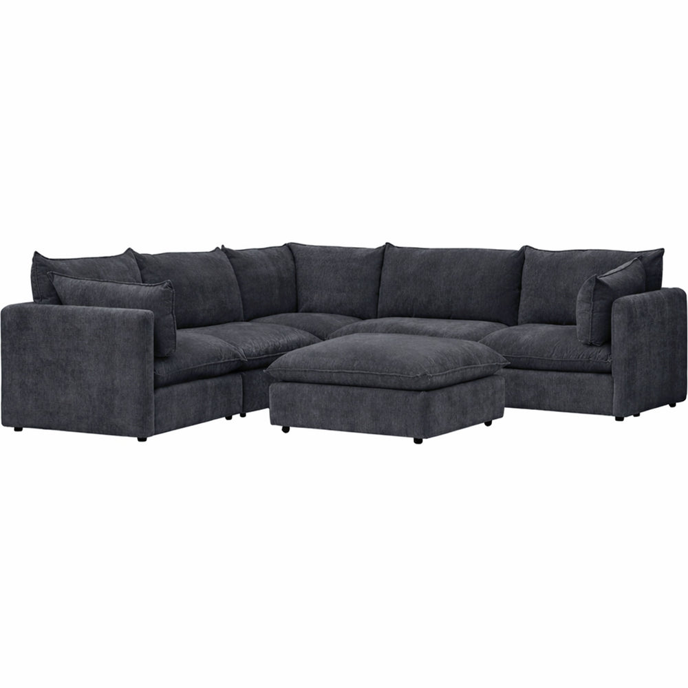 Blaise Sectional, Vickie Charcoal
