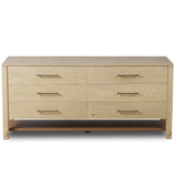 Blake 6 Drawer Dresser, Washed Ash by Four Hands-Furniture - Bedroom-High Fashion Home