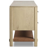 Blake Media Console, Washed Ash by Four Hands-Furniture - Storage-High Fashion Home