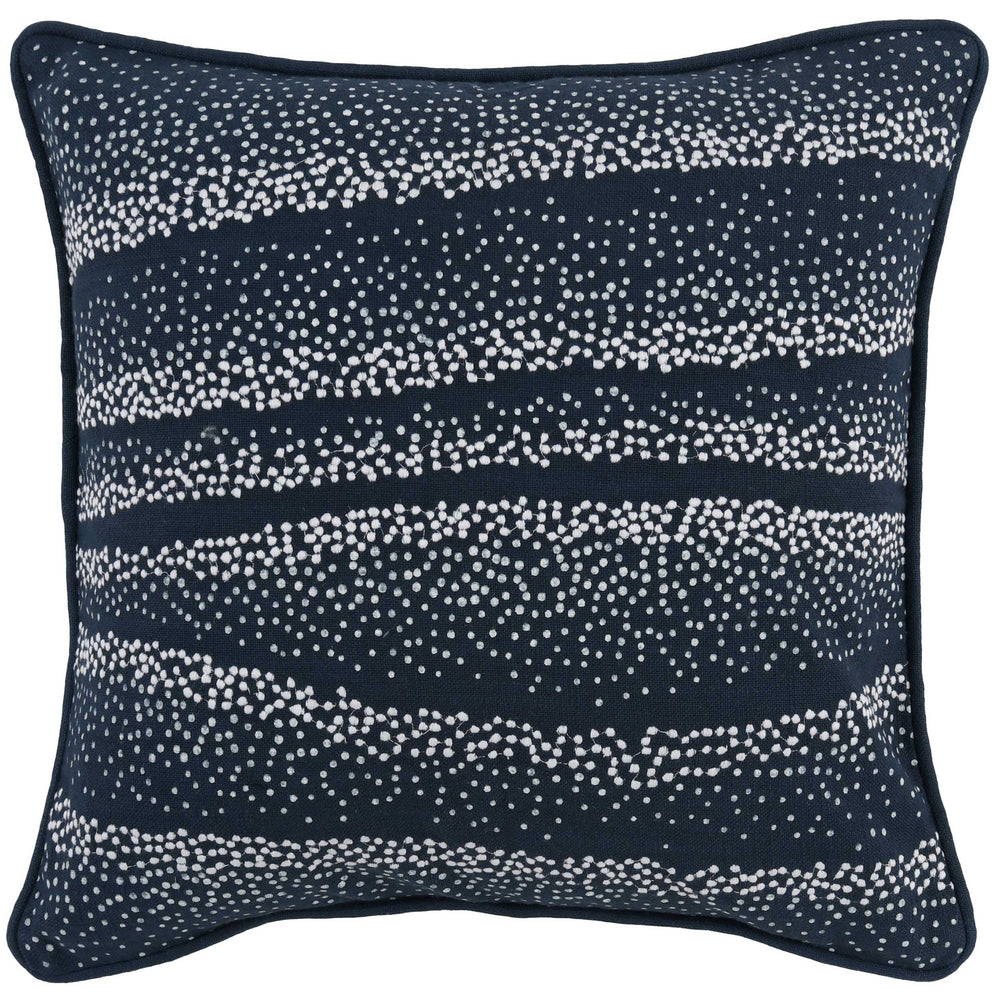 Blanco Pillow, Midnight Blue-Accessories-High Fashion Home