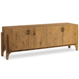 Bloomfield Media Console, Worn Oak by Four Hands