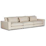 Bloor 3 Piece Sofa, Clairmont Sand-Furniture - Sofas-High Fashion Home
