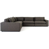 Bloor 5-Piece Sectional, Landale Charcoal-Furniture - Sofas-High Fashion Home