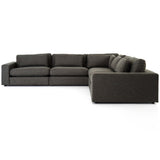 Bloor 5-Piece Sectional, Landale Charcoal-Furniture - Sofas-High Fashion Home