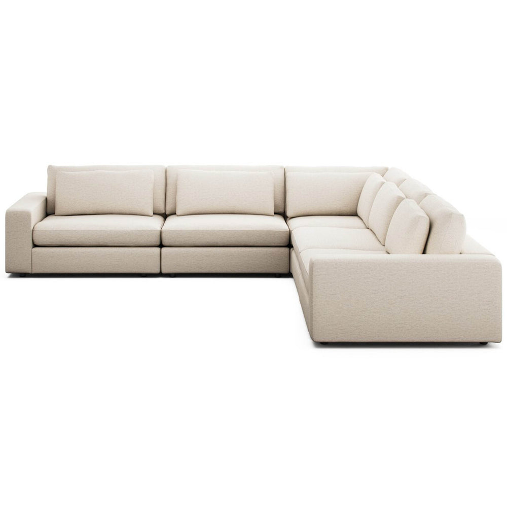 Bloor 5 Piece Sectional, Nomad Snow by Four Hands