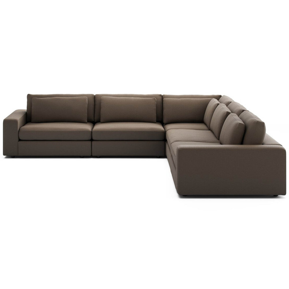 Bloor 5 Piece Sectional, Savoy Coffee by Four Hands