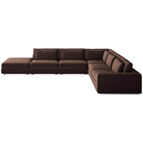 Bloor 5 Piece Sectional, Surrey Cocoa by Four Hands