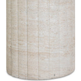Blossom Outdoor Side Table, Travertine