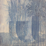 Blue Flowers No. 1 by Benjamin Galvan, Natural Maple Floater by Four Hands-Accessories Artwork-High Fashion Home