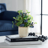 Blueberry Fields, Natural-Accessories-High Fashion Home