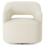 Blythe Swivel Chair, Sheepskin Natural by Four Hands