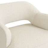Blythe Swivel Chair, Sheepskin Natural by Four Hands