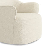 Blythe Swivel Chair, Sheepskin Natural by Four Hands
