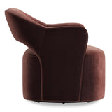 Blythe Swivel Chair, Surrey Plum by Four Hands