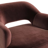 Blythe Swivel Chair, Surrey Plum by Four Hands