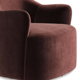 Blythe Swivel Chair, Surrey Plum by Four Hands