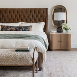 Boa Nightstand, Cream Marble by Four Hands