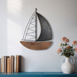 Boat Wall Decor, Brown