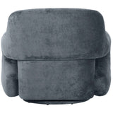 Boble Swivel Chair, Gray-Furniture - Chair-High Fashion Home