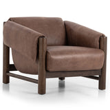 Boden Leather Chair, Palermo Cigar