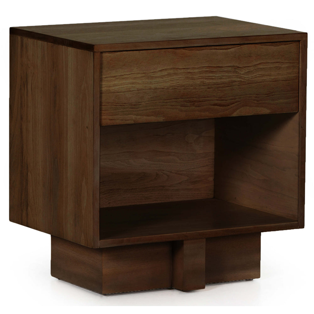 Bodie Nightstand, Dark Walnut-Furniture - Bedroom-High Fashion Home