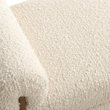 Bolster Bench, Pearl White-Furniture - Benches-High Fashion Home