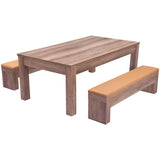 Bonker 3 in 1 Table, Brown-Furniture - Accent Tables-High Fashion Home