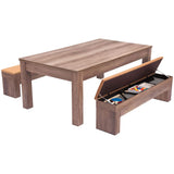 Bonker 3 in 1 Table, Brown-Furniture - Accent Tables-High Fashion Home