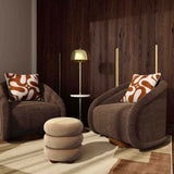 Bonney Accent Cushion, Rust Orange-Accessories-High Fashion Home