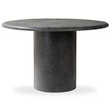 Bonnie Dining Table, Textured Black